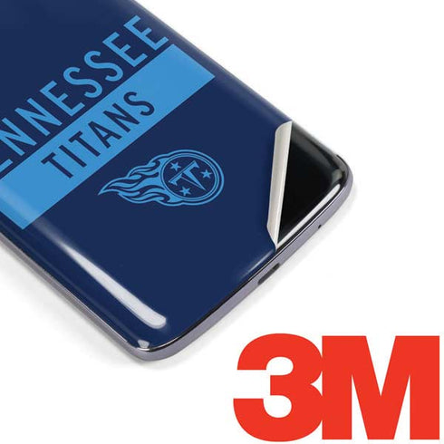NFL Tennessee Titans Navy Blue Performance Series Moto E5 Plus Skin