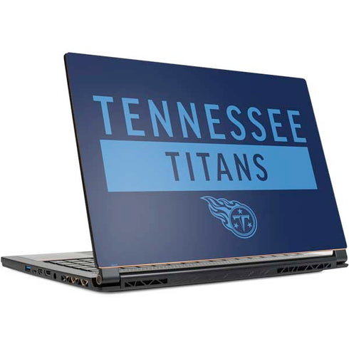 NFL Tennessee Titans Navy Blue Performance Series MSI GS65 Stealth Laptop Skin