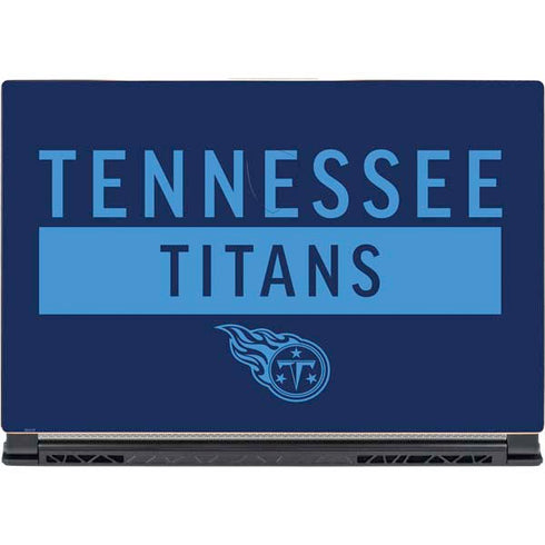 NFL Tennessee Titans Navy Blue Performance Series MSI GS65 Stealth Laptop Skin