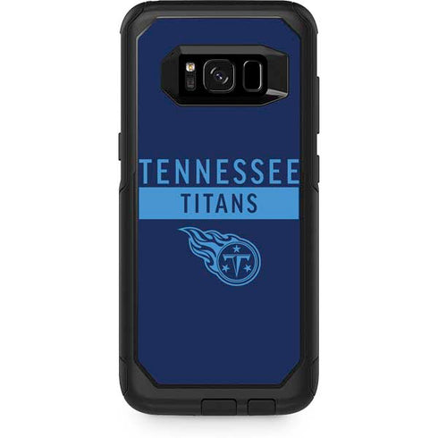 NFL Tennessee Titans Navy Blue Performance Series Otterbox Commuter Galaxy Skin