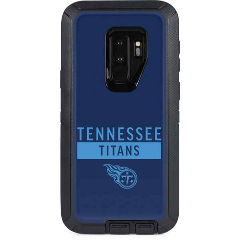 NFL Tennessee Titans Navy Blue Performance Series Otterbox Defender Galaxy Skin