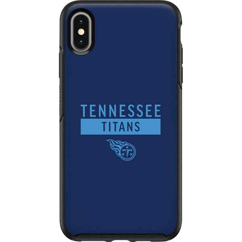 NFL Tennessee Titans Navy Blue Performance Series Otterbox Symmetry iPhone Skin