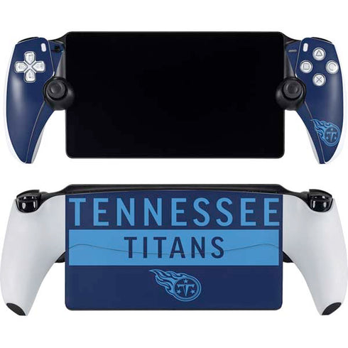 NFL Tennessee Titans Navy Blue Performance Series PlayStation Portal Remote Player Skin