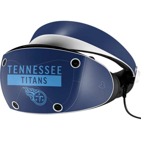 NFL Tennessee Titans Navy Blue Performance Series PlayStation VR2 Skin
