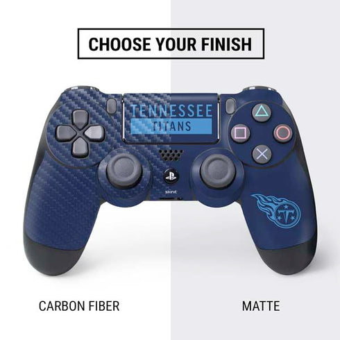 NFL Tennessee Titans Navy Blue Performance Series PS4 Controller Skin