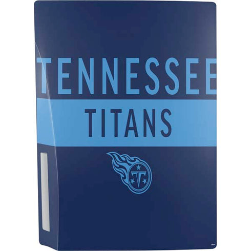 NFL Tennessee Titans Navy Blue Performance Series PS5 Bundle Skin