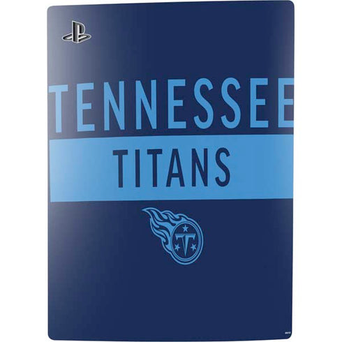 NFL Tennessee Titans Navy Blue Performance Series PS5 Digital Edition Bundle Skin