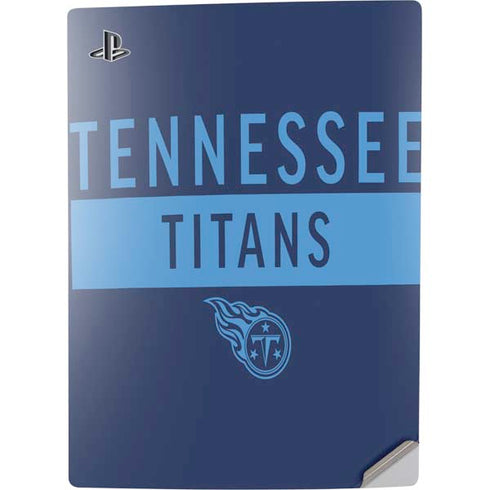 NFL Tennessee Titans Navy Blue Performance Series PS5 Digital Edition Console Skin
