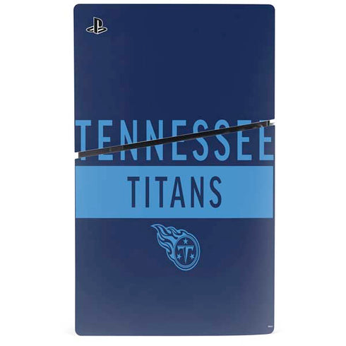 NFL Tennessee Titans Navy Blue Performance Series PS5 Slim Digital Edition Console Skin