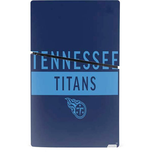 NFL Tennessee Titans Navy Blue Performance Series PS5 Slim Digital Edition Console Skin