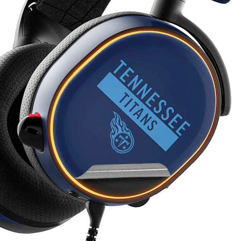 NFL Tennessee Titans Navy Blue Performance Series SteelSeries Arctis 5 Skin