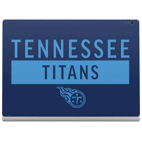 NFL Tennessee Titans Navy Blue Performance Series Surface Book 2 13.5in Skin