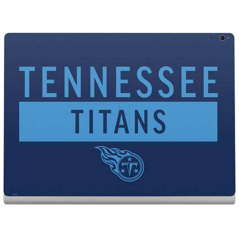 NFL Tennessee Titans Navy Blue Performance Series Surface Book 2 15in Skin