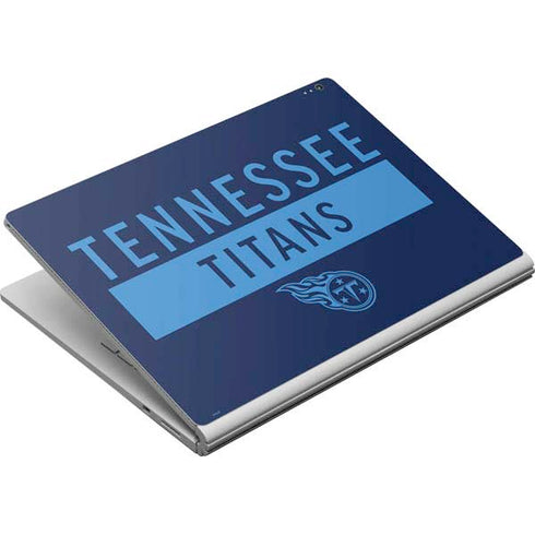 NFL Tennessee Titans Navy Blue Performance Series Surface Book Skin