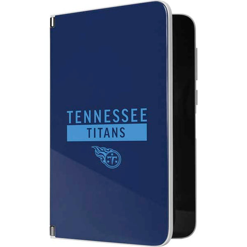NFL Tennessee Titans Navy Blue Performance Series Surface Duo Skin