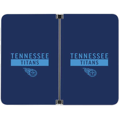 NFL Tennessee Titans Navy Blue Performance Series Surface Duo Skin