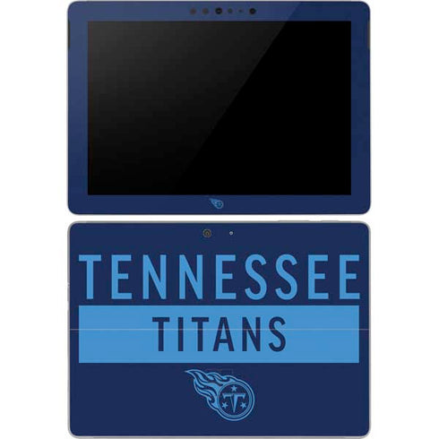 NFL Tennessee Titans Navy Blue Performance Series Surface Go Skin