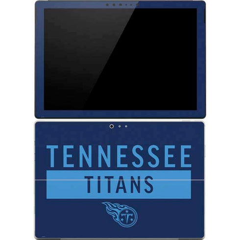 NFL Tennessee Titans Navy Blue Performance Series Surface Pro 4 Skin