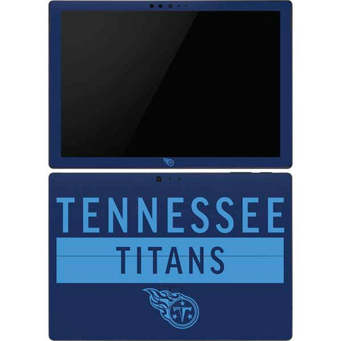 NFL Tennessee Titans Navy Blue Performance Series Surface Pro 6 Skin