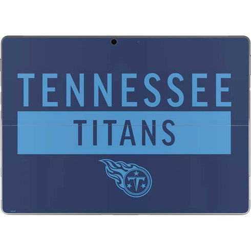 NFL Tennessee Titans Navy Blue Performance Series Surface Pro 8 Skin