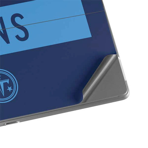 NFL Tennessee Titans Navy Blue Performance Series Surface Pro 8 Skin