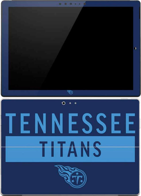 NFL Tennessee Titans Navy Blue Performance Series Surface Pro (2017) Skin