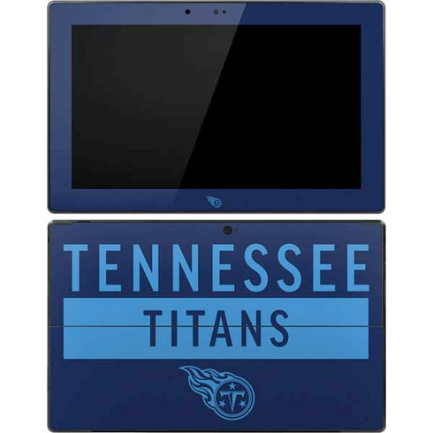 NFL Tennessee Titans Navy Blue Performance Series Surface Pro Tablet Skin