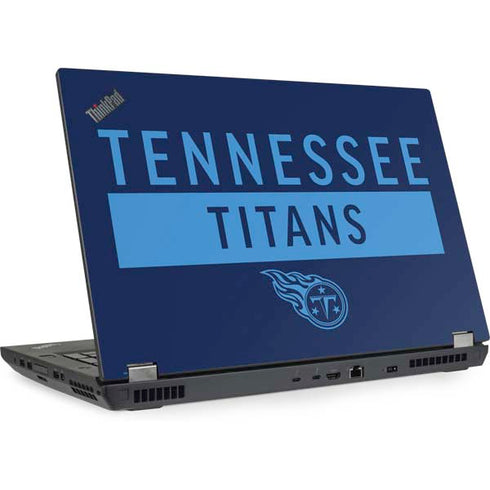 NFL Tennessee Titans Navy Blue Performance Series Lenovo ThinkPad Skin