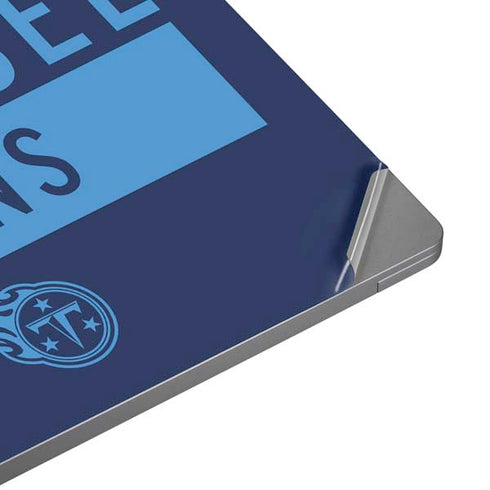 NFL Tennessee Titans Navy Blue Performance Series Universal Laptop 14in (11.4 x 8.2in) Skin
