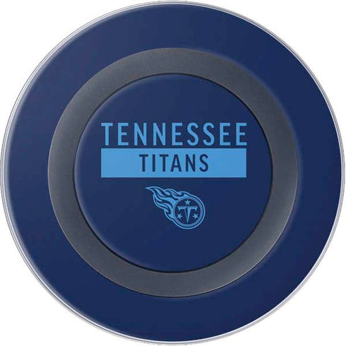NFL Tennessee Titans Navy Blue Performance Series Wireless Charger Skin