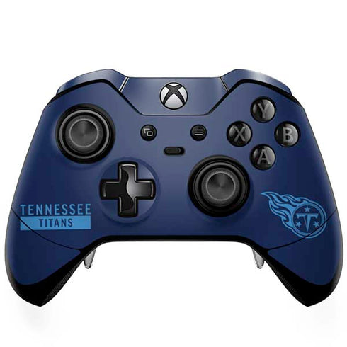 NFL Tennessee Titans Navy Blue Performance Series Xbox One Elite Controller Skin