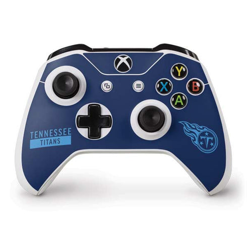 NFL Tennessee Titans Navy Blue Performance Series Xbox One S Controller Skin