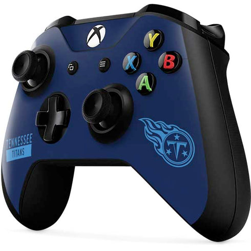 NFL Tennessee Titans Navy Blue Performance Series Xbox One X Controller Skin