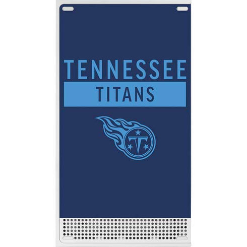 NFL Tennessee Titans Navy Blue Performance Series Xbox Series S Console Skin