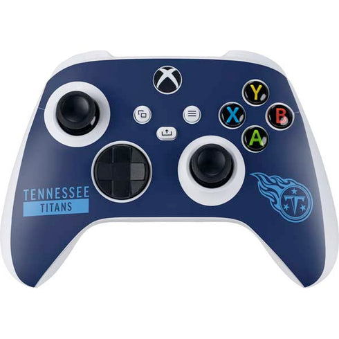 NFL Tennessee Titans Navy Blue Performance Series Xbox Series S Controller Skin