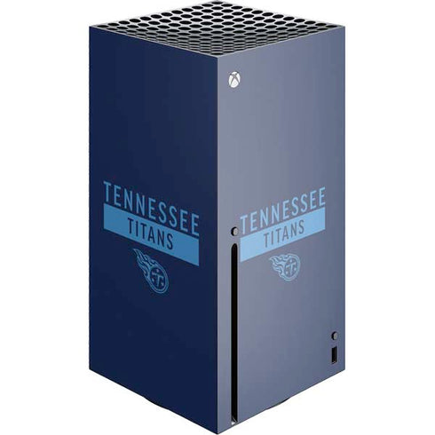 NFL Tennessee Titans Navy Blue Performance Series Xbox Series X Console Skin