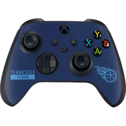 NFL Tennessee Titans Navy Blue Performance Series Xbox Series X Controller Skin