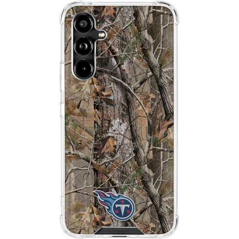 NFL Tennessee Titans Realtree AP Camo Galaxy A54 5G Clear Case
