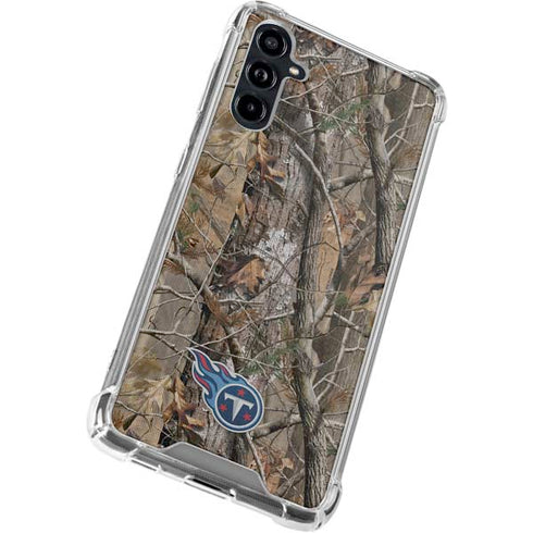NFL Tennessee Titans Realtree AP Camo Galaxy A54 5G Clear Case