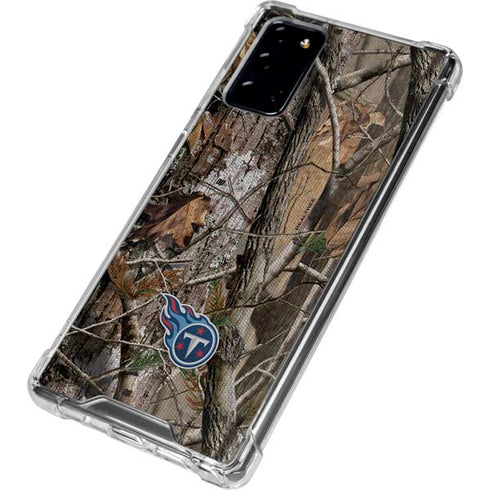 NFL Tennessee Titans Realtree AP Camo Galaxy Note20 5G Clear Case