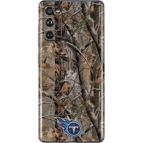 NFL Tennessee Titans Realtree AP Camo Galaxy S20 Fan Edition Skin