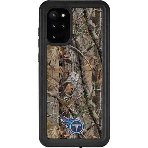 NFL Tennessee Titans Realtree AP Camo Galaxy S20 Plus Waterproof Case