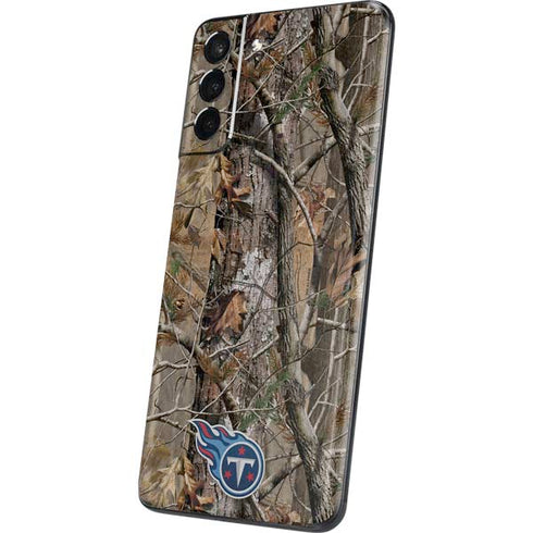 NFL Tennessee Titans Realtree AP Camo Galaxy S21 Plus 5G Skin