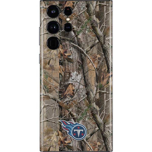 NFL Tennessee Titans Realtree AP Camo Galaxy S22 Ultra Skin
