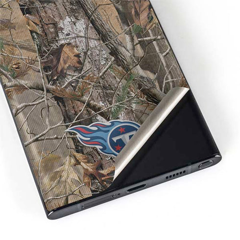 NFL Tennessee Titans Realtree AP Camo Galaxy S22 Ultra Skin