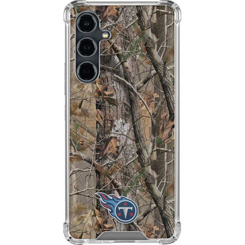 NFL Tennessee Titans Realtree AP Camo Galaxy S23 FE Clear Case