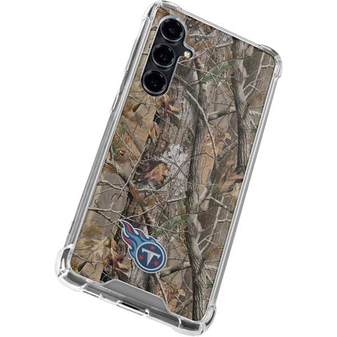 NFL Tennessee Titans Realtree AP Camo Galaxy S23 FE Clear Case