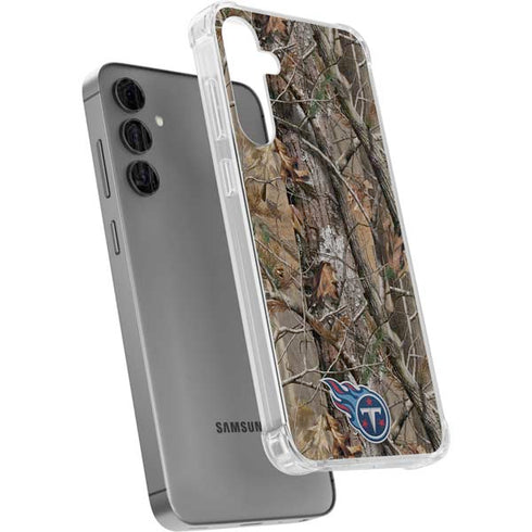 NFL Tennessee Titans Realtree AP Camo Galaxy S24 Plus Clear Case
