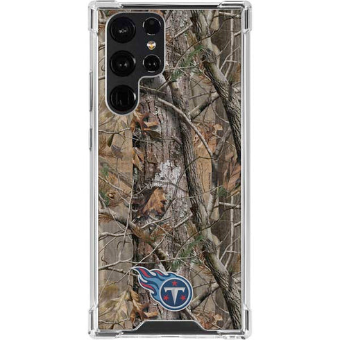 NFL Tennessee Titans Realtree AP Camo Galaxy S24 Ultra Clear Case