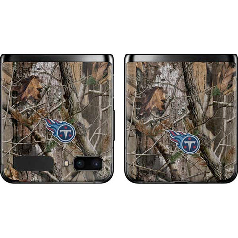 NFL Tennessee Titans Realtree AP Camo Galaxy Z Flip Skin
